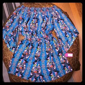 Xhilaration Floral Romper Size Small